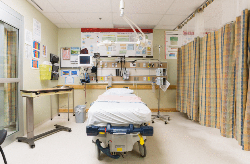 The panic in an emergency room is never cinematic.