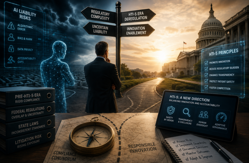 The Deregulatory Pivot: Navigating HTI-5 and the New Era of Healthcare AI Liability