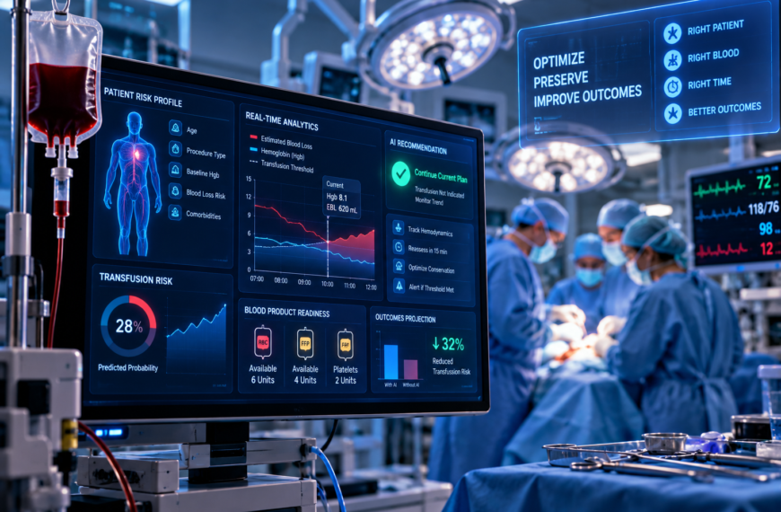 Real-Time Perioperative Blood Management: Predictive Transfusion Analytics in High-Risk Surgery