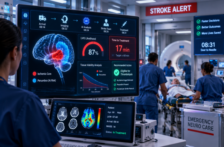 Real-Time Stroke Triage & Ischemic Penumbra Analytics: Accelerating Thrombolysis in Emergency Care