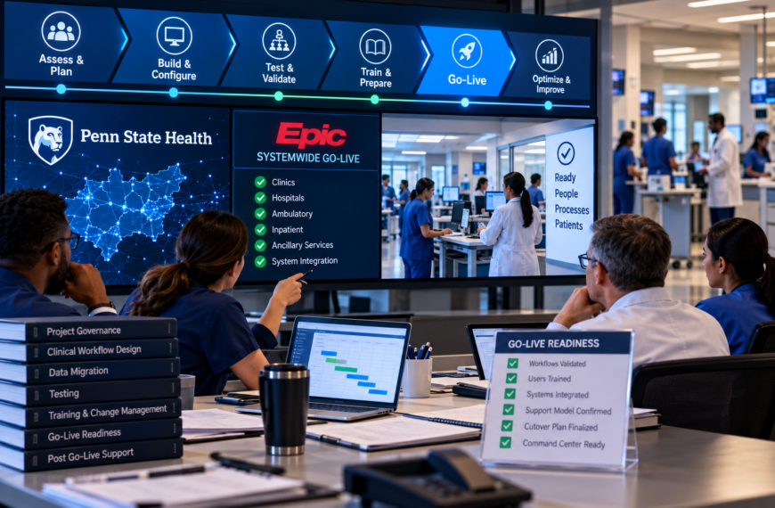 Penn State Health’s Systemwide Epic Go-Live Is a Reminder: EHR Success Starts Before Day One